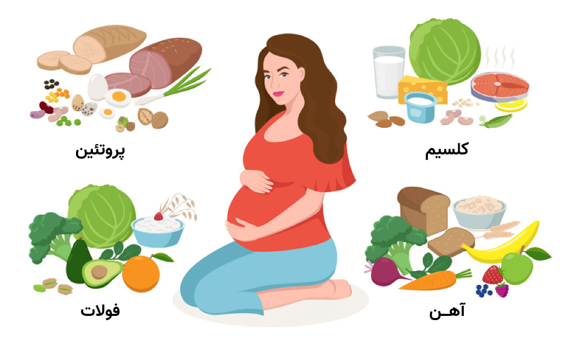 غذاهای تقویتی برای وزن گیری جنین