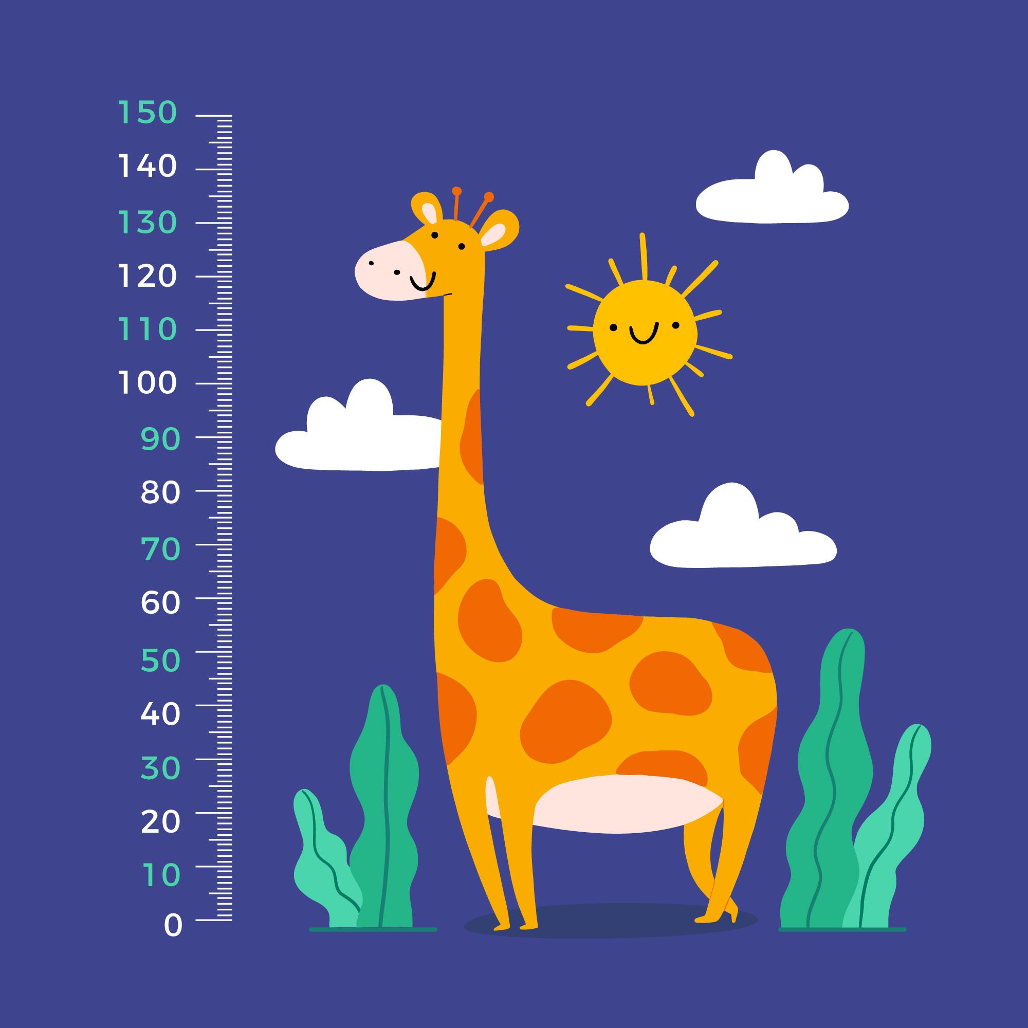 نمودار رشد قدی کودک