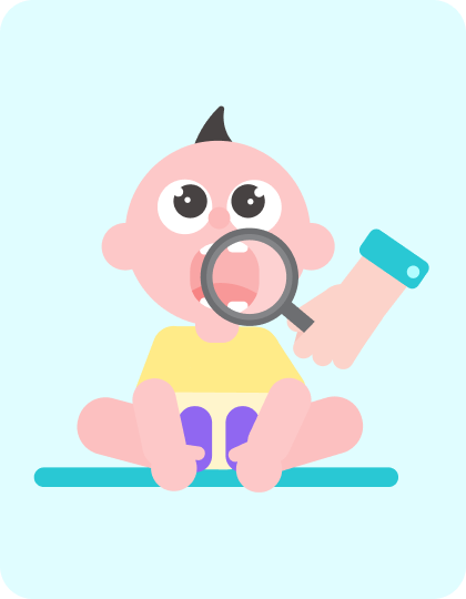 رشد دندان شیری